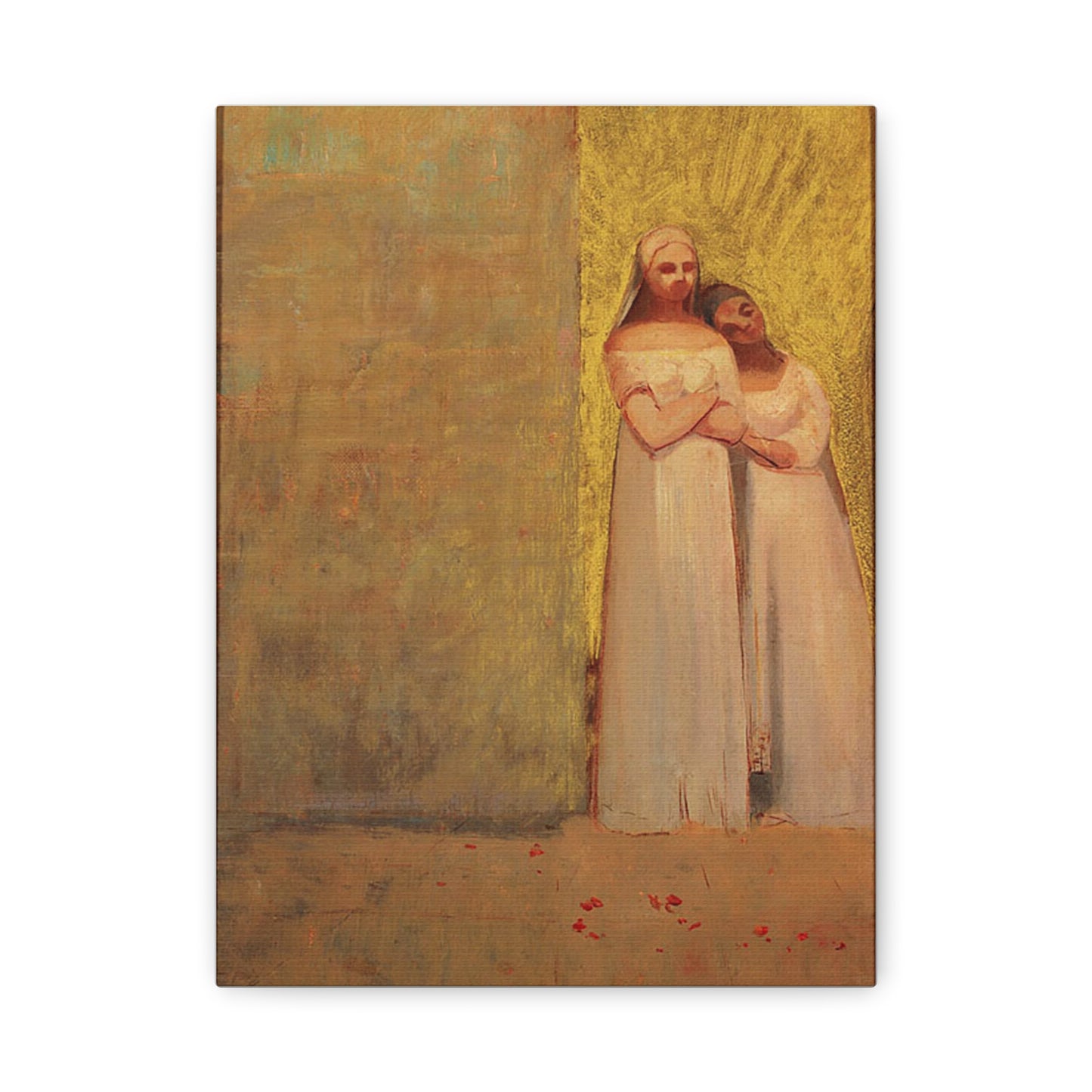 The Two Graces by Odilon Redon Matte Canvas Wall Art Print