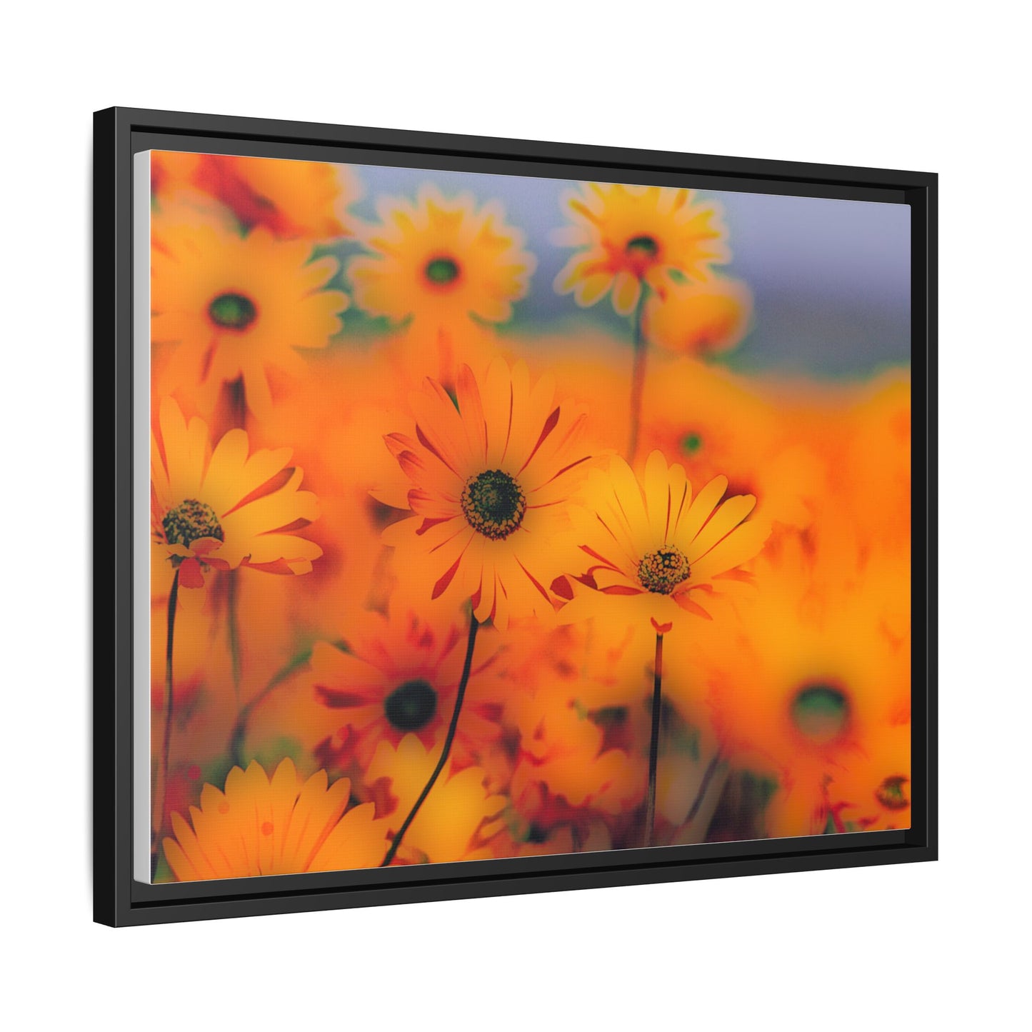 Bee Garden by Norman Barrett Framed Matte Canvas Wall Art Print