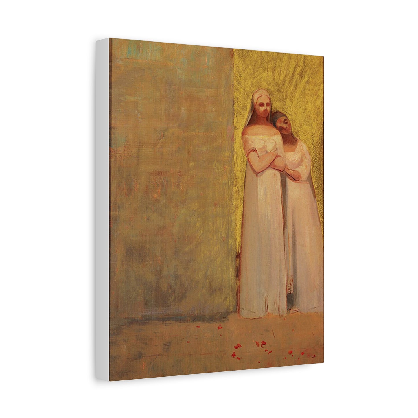 The Two Graces by Odilon Redon Matte Canvas Wall Art Print