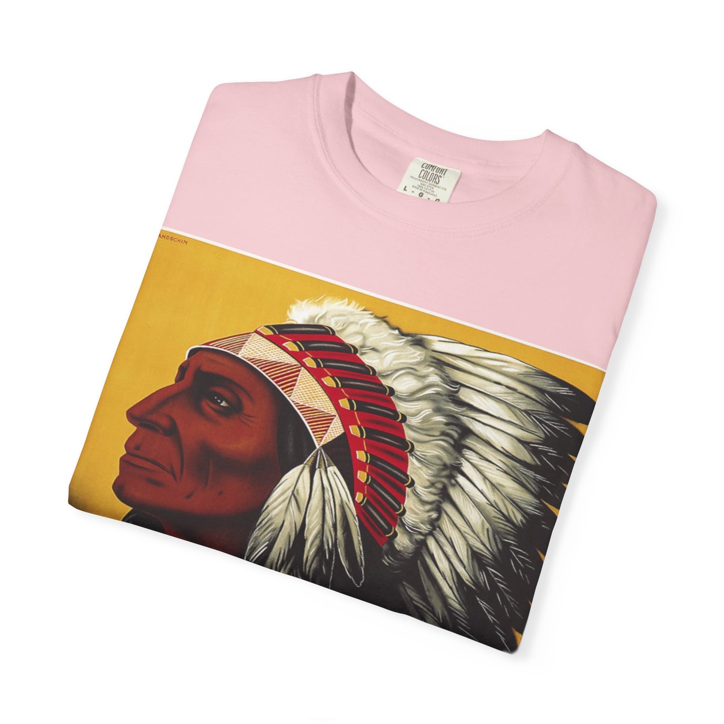 T-Shirt — Retro 'Indiana' Native Chief Vintage Poster Design