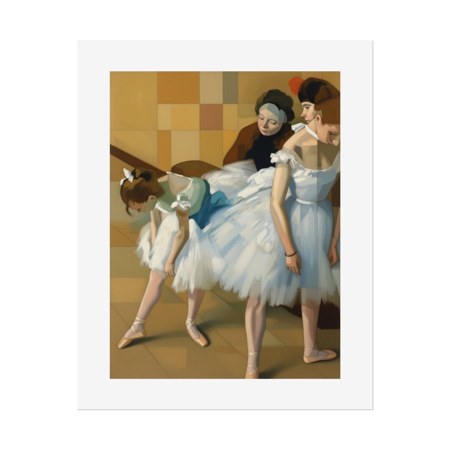Ballet Dancers Rolled Poster — Classic Impressionist Ballerina Wall Art