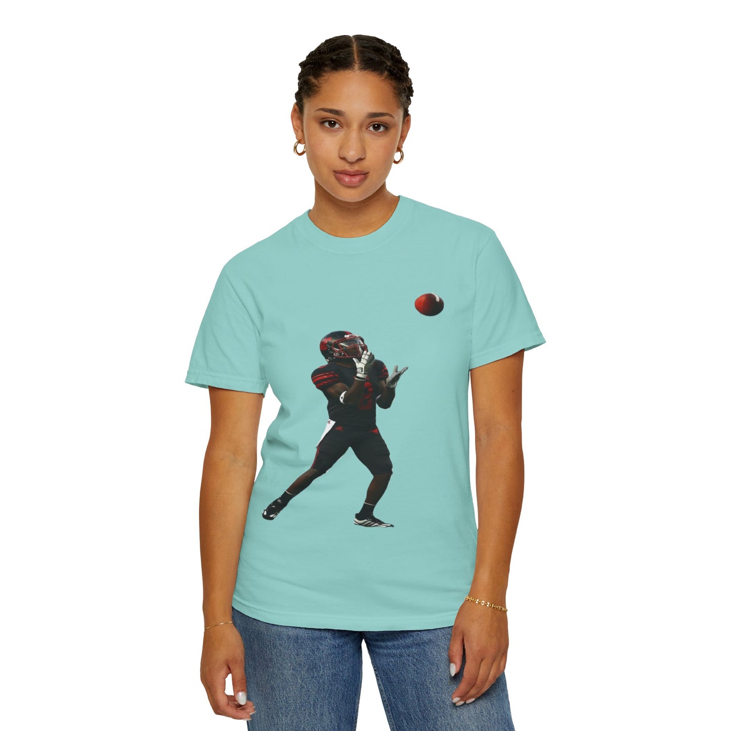 Football Player Catch T-Shirt