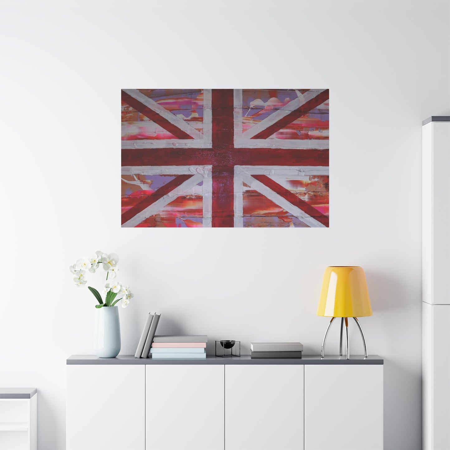 Union Jack is back! by Norman Barrett Matte Canvas Wall Art