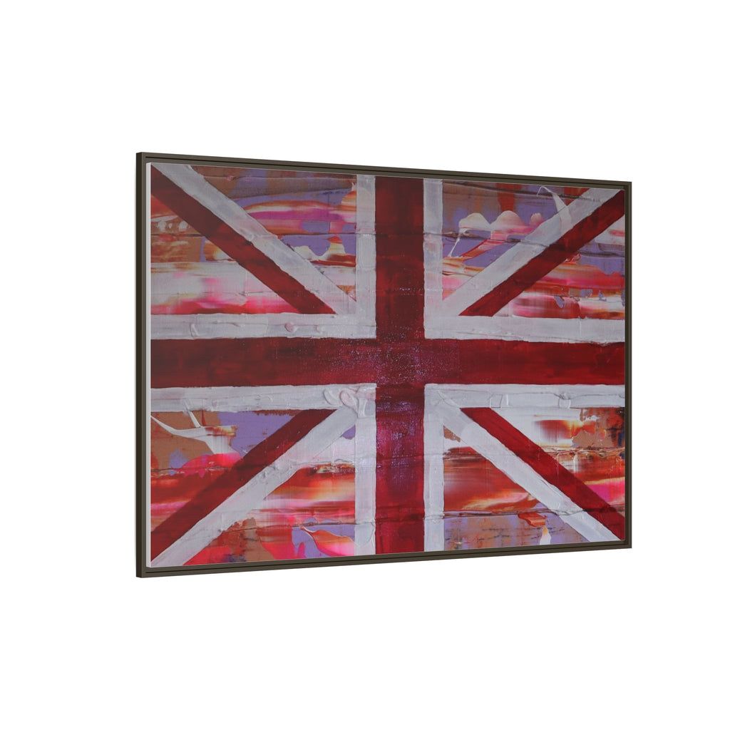Union Jack is back! by Norman Barrett Framed Matte Canvas Print Wall Art