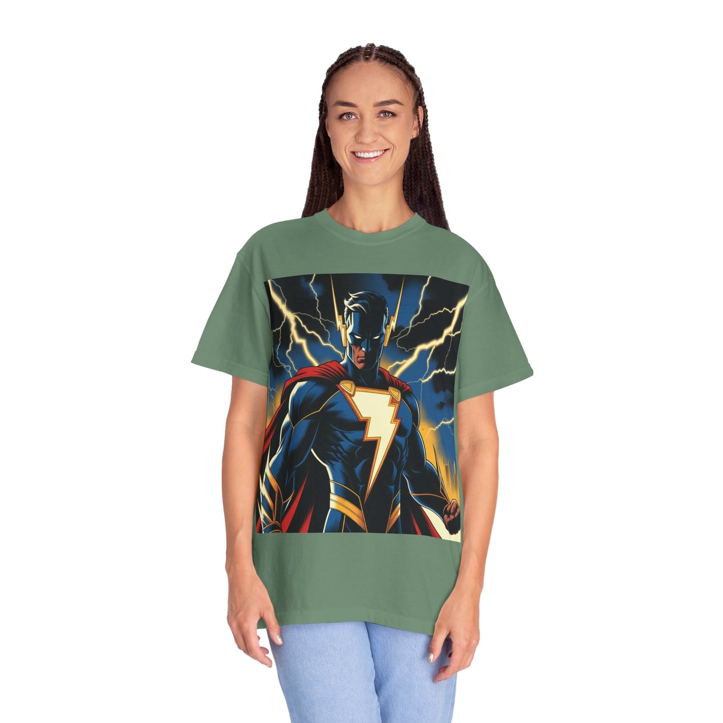 Unisex Superhero Garment-Dyed T-shirt