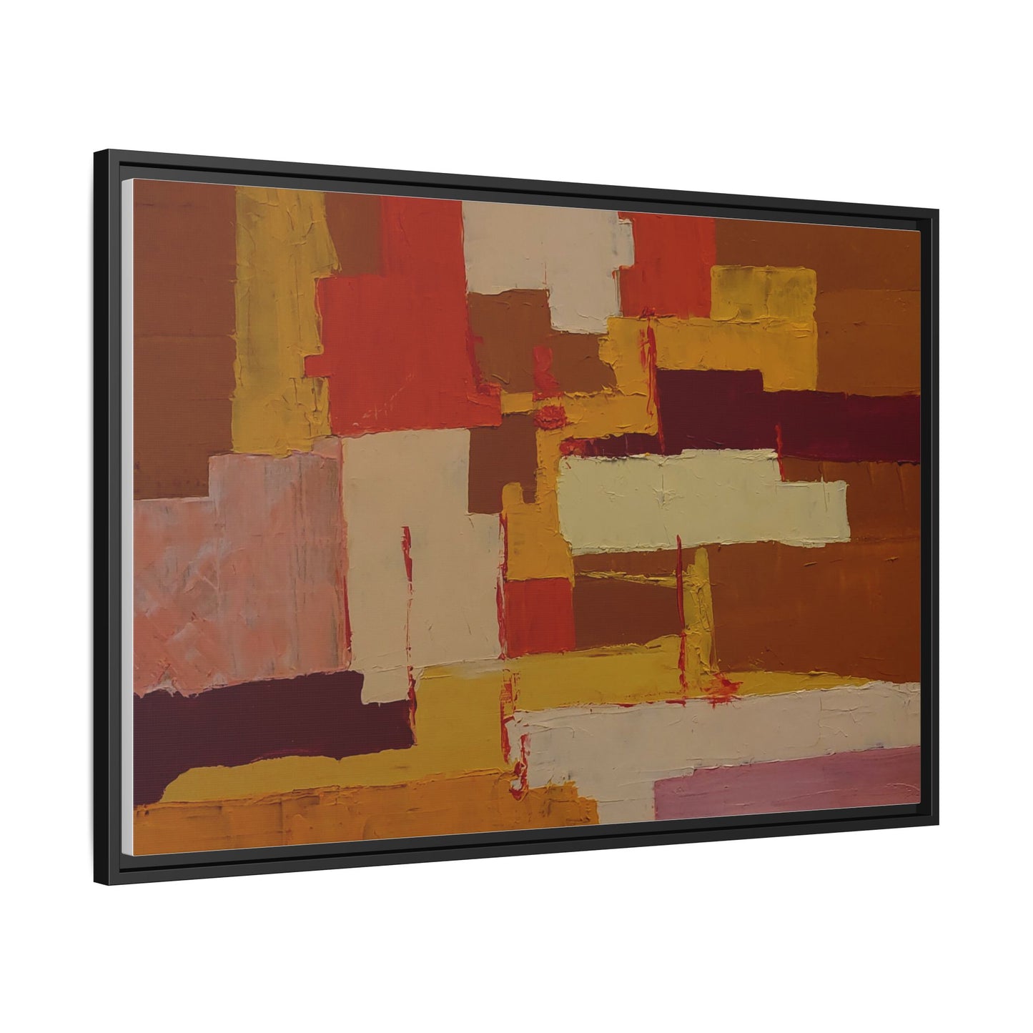 Tableau Confusion by Nicolae Calancea Framed Canvas Wall Art Print