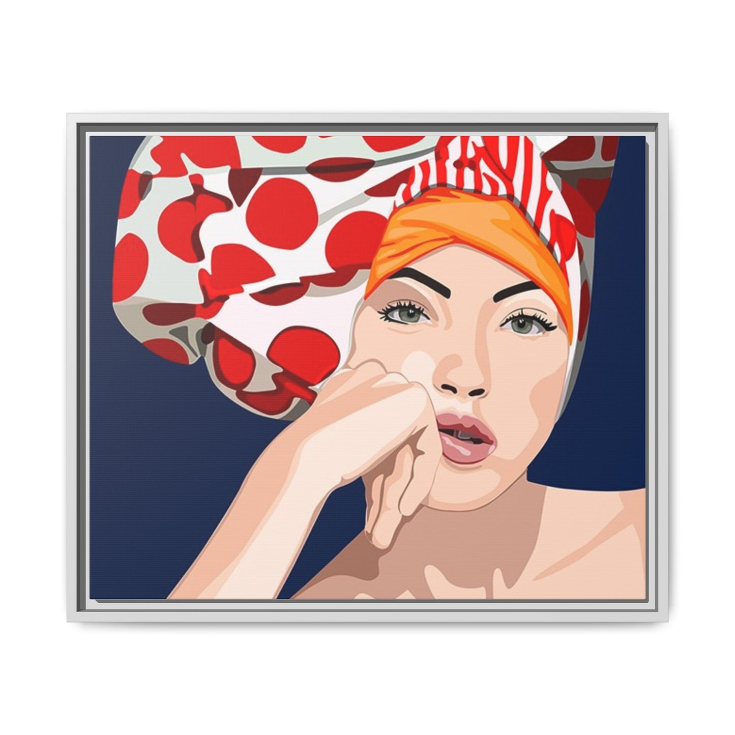 Vivid 20 by Orit Fuchs Pop Art Matte Canvas Framed Wall Art Print