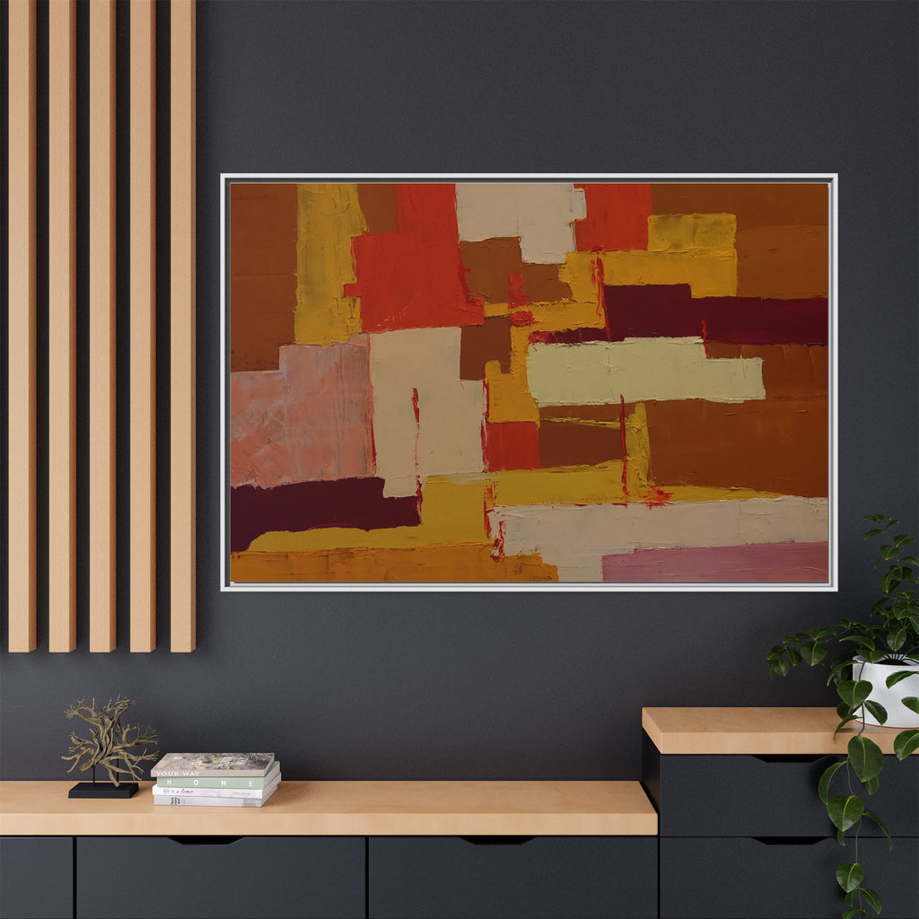 Tableau Confusion by Nicolae Calancea Framed Canvas Wall Art Print