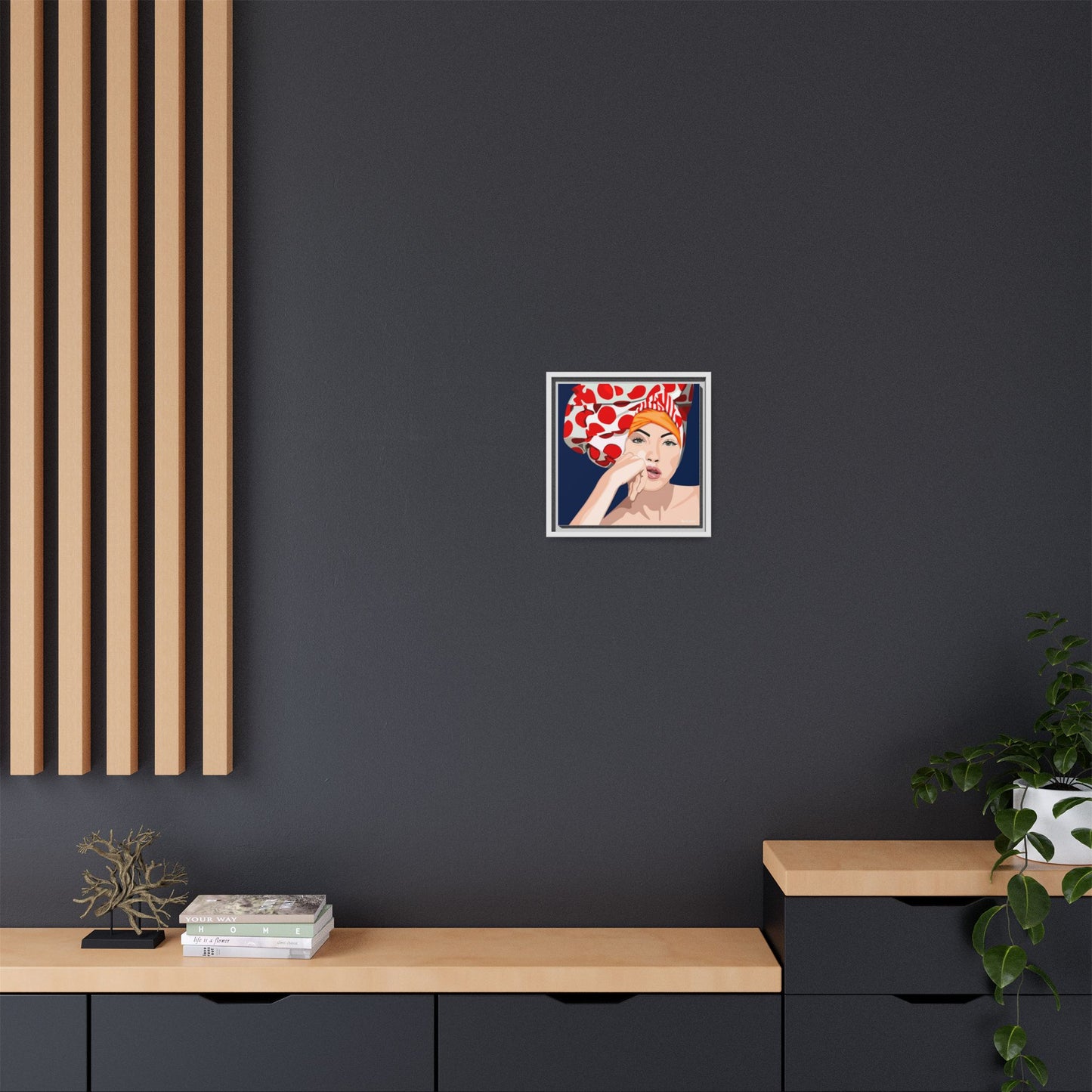 Vivid 20 by Orit Fuchs Pop Art Matte Canvas Framed Wall Art Print