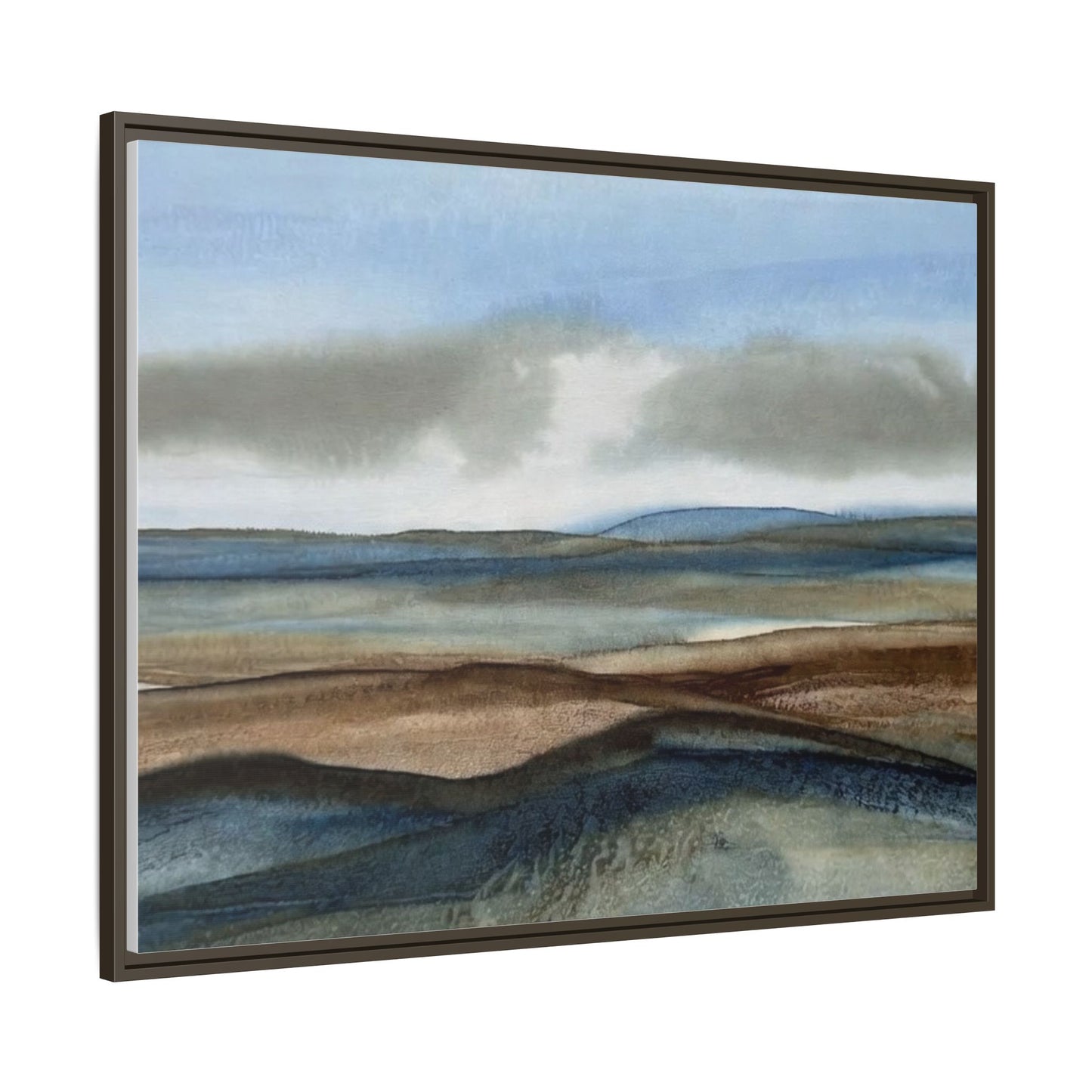 Matte Canvas Landscape, Framed (Multi-color)