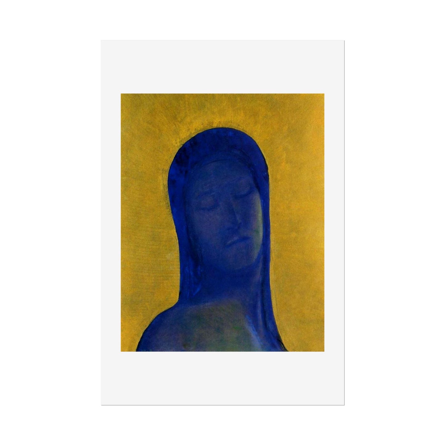Closed Eyes by Odilon Redon Wall Art Print