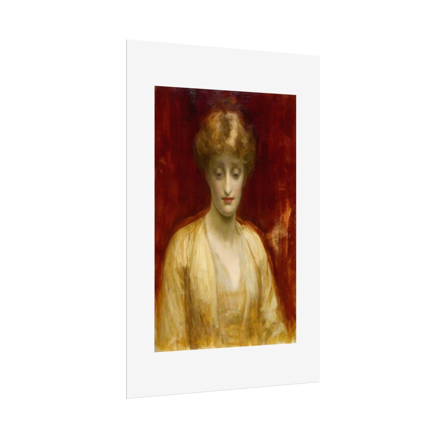 Mrs Williams by Lord Frederic Leighton Wall Art Print