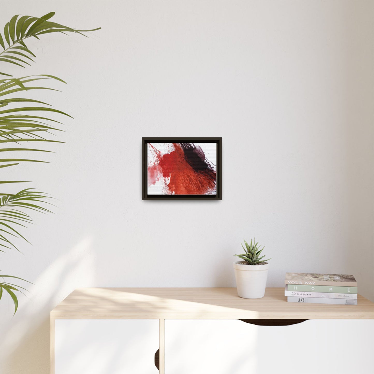 Flame by Natalija Miladinovic Matte Canvas Framed Wall Art