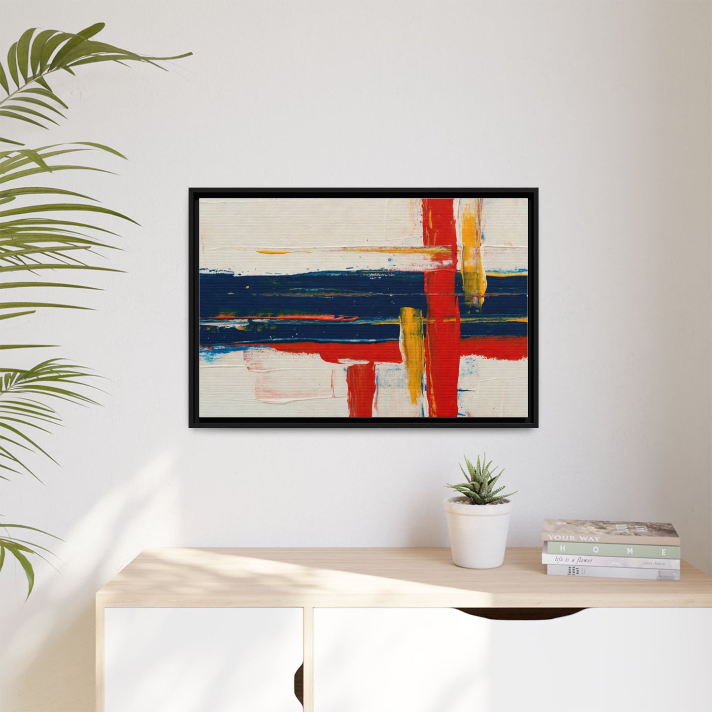 Matte Canvas, Framed (Multi-color)