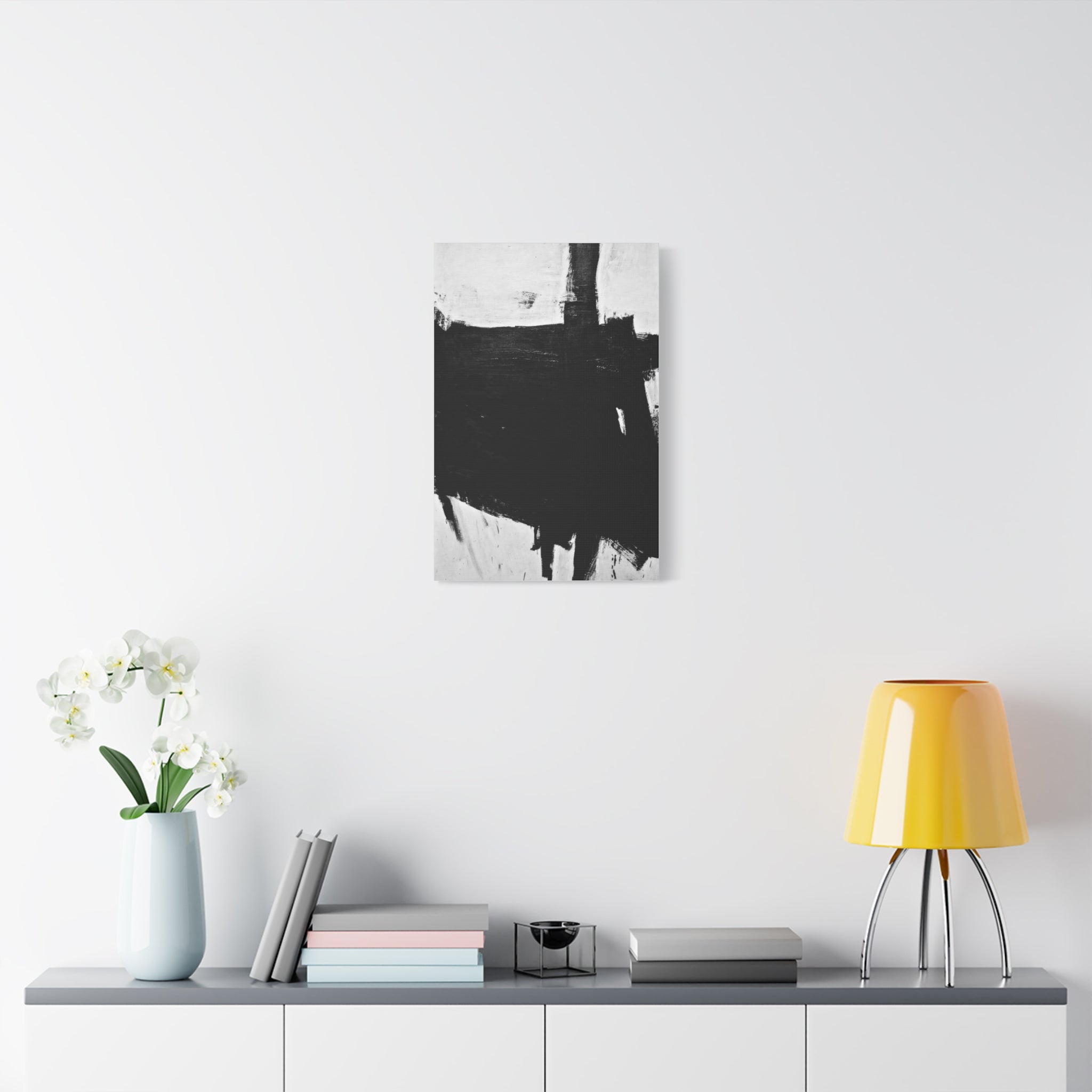 Sabra by Franz Kline Abstract Matte Canvas Wall Art Print