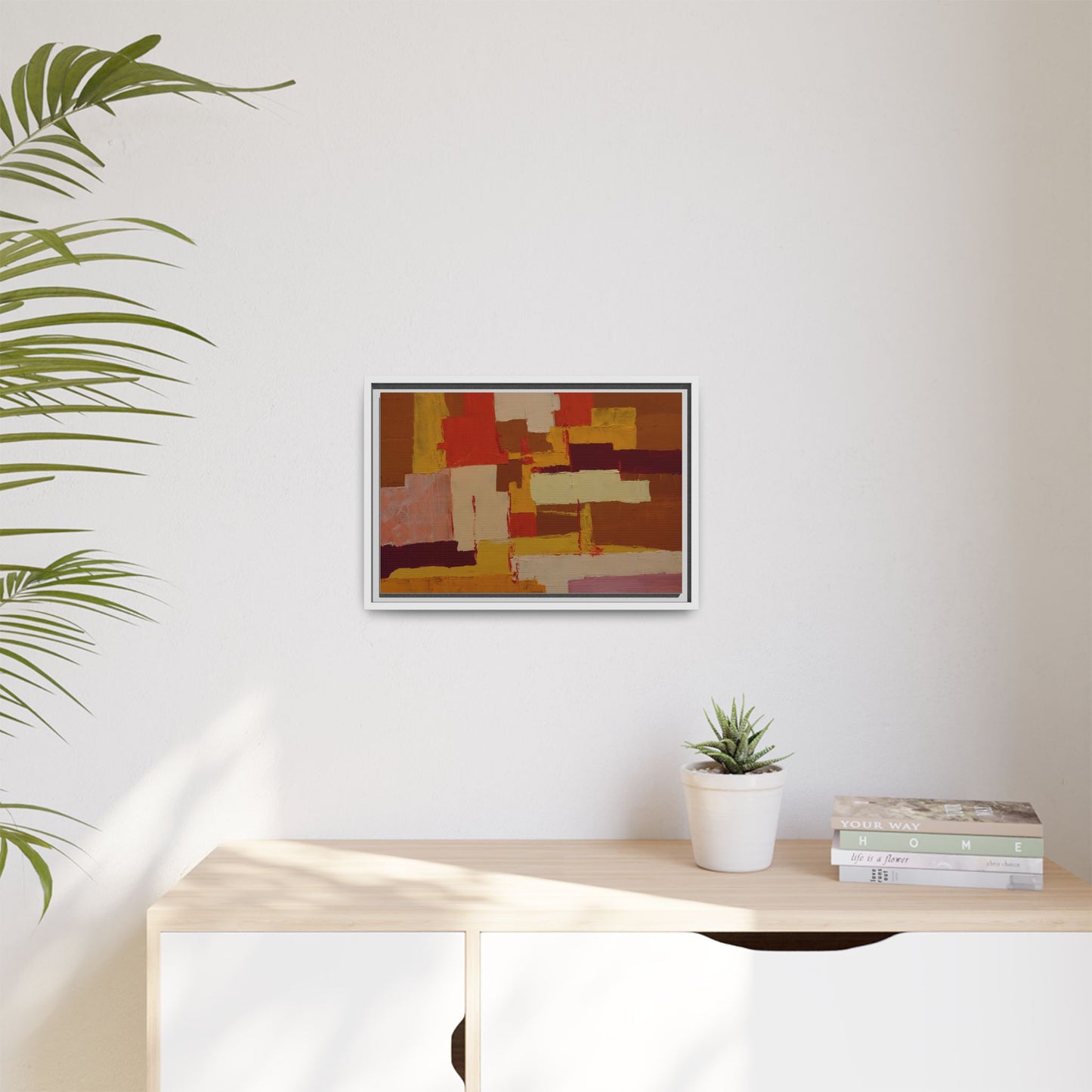 Tableau Confusion by Nicolae Calancea Framed Canvas Wall Art Print