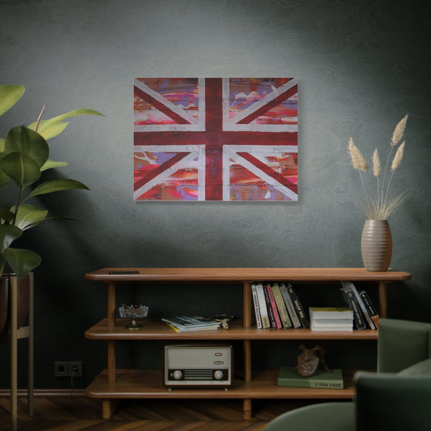 Union Jack is back! by Norman Barrett Matte Canvas Wall Art