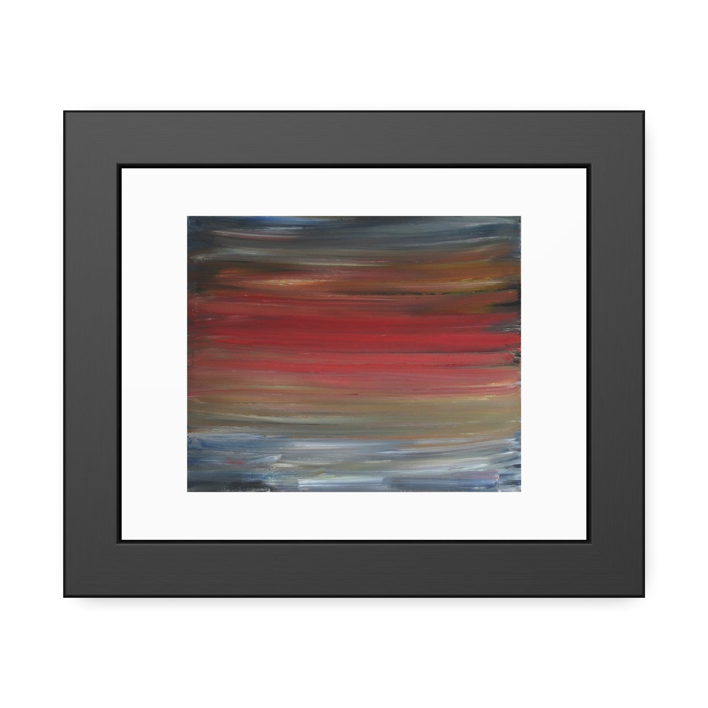 Misty morning by Norman Barrett Framed Poster Wall Art