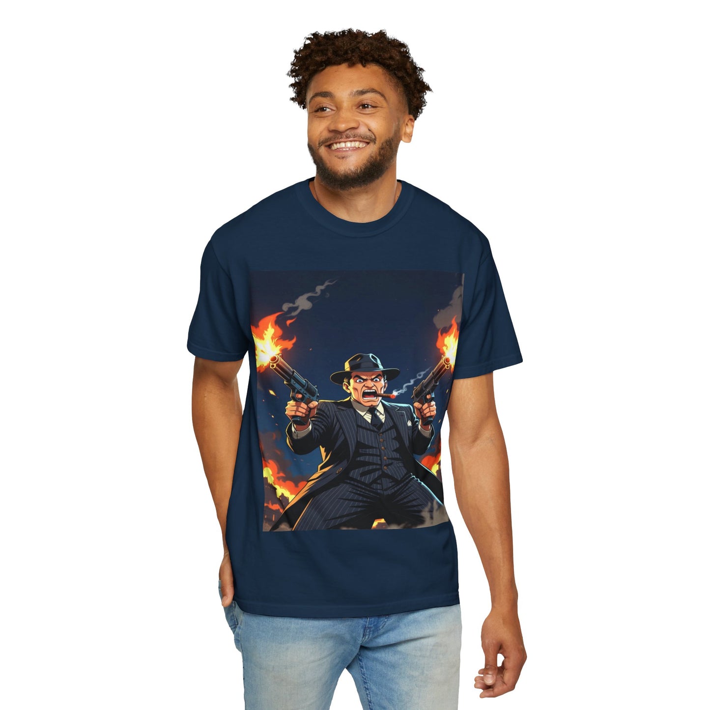 Gangster T‑Shirt — Vintage Outlaw Graphic Tee