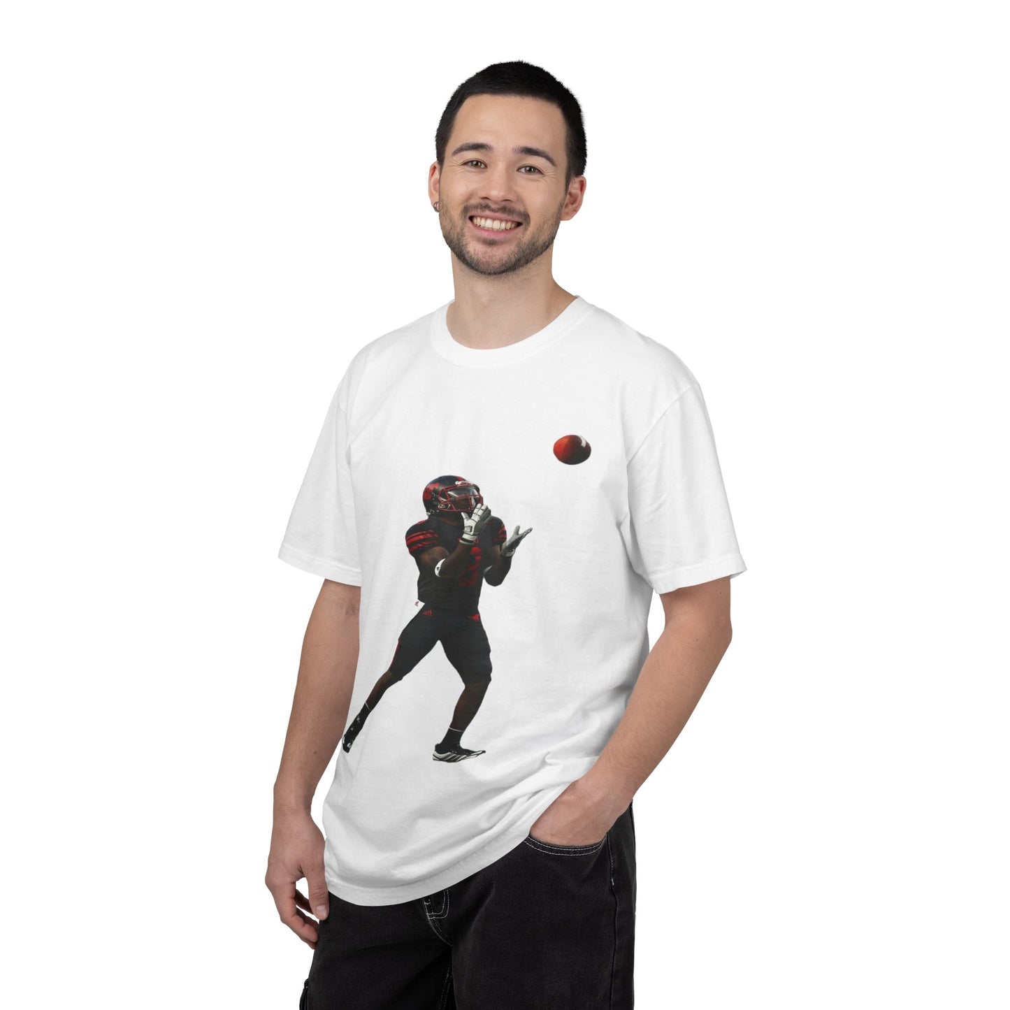 Football Player Catch T-Shirt