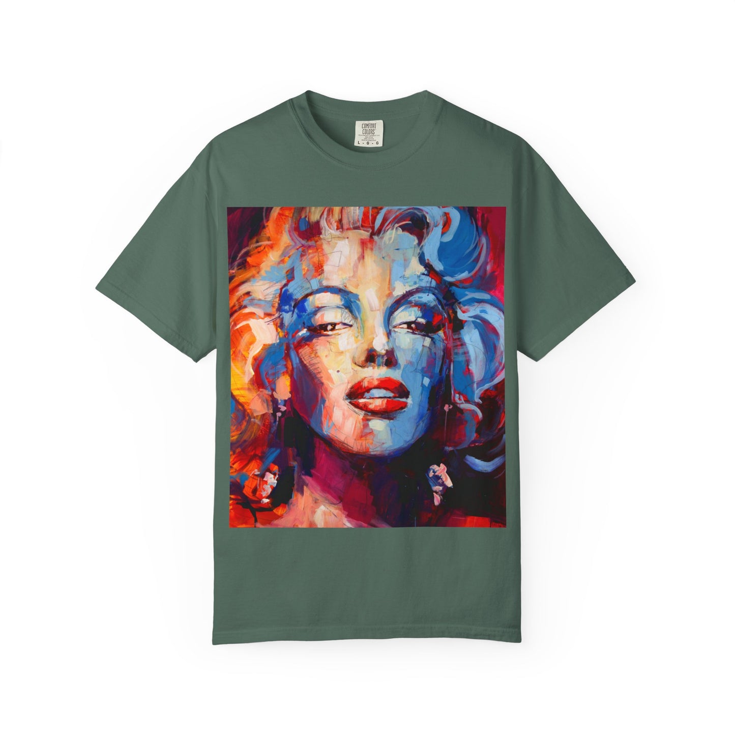 Artistic Pop Portrait T-Shirt — Colorful Marilyn-Inspired Graphic Tee