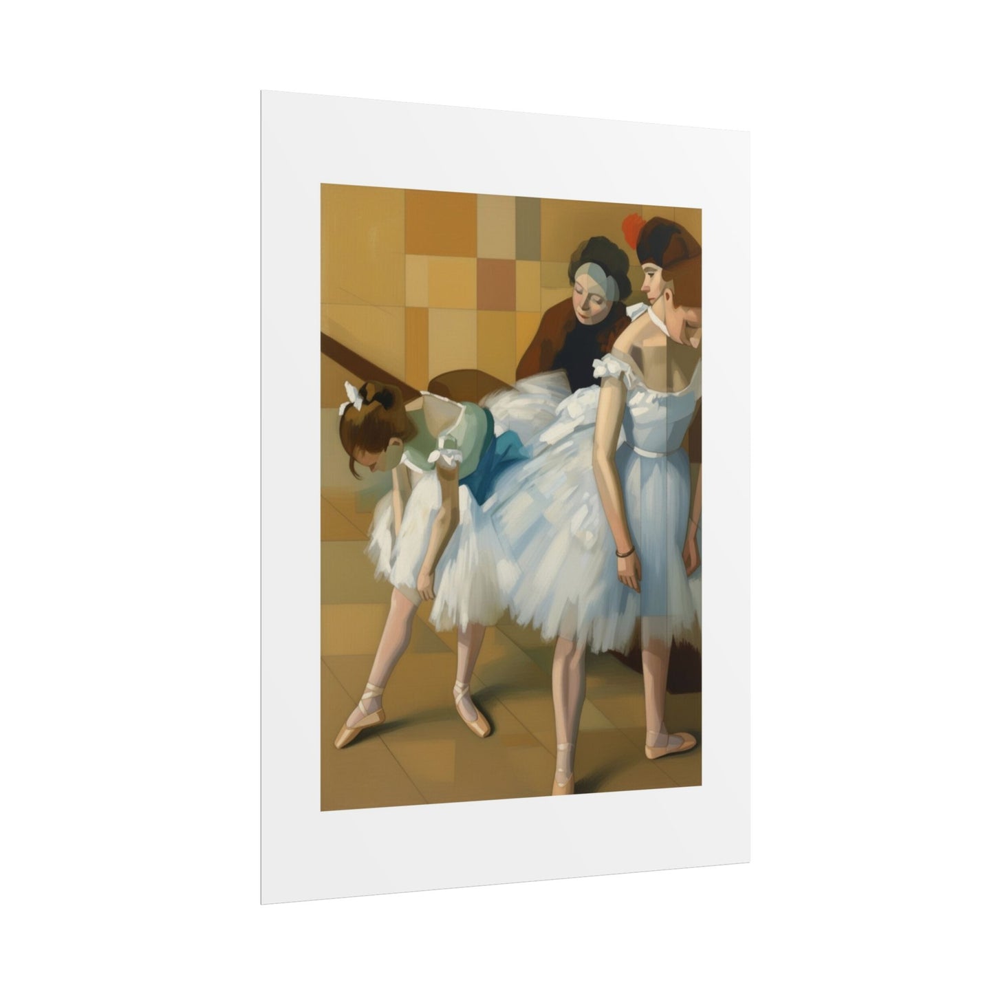 Ballet Dancers Rolled Poster — Classic Impressionist Ballerina Wall Art