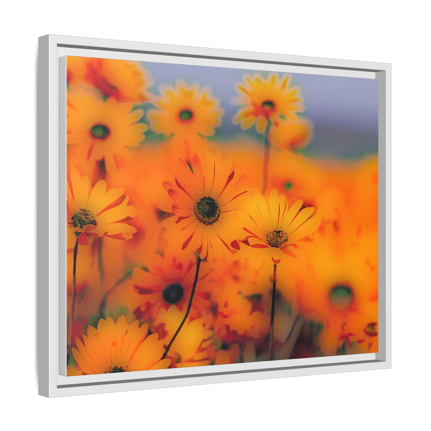 Bee Garden by Norman Barrett Framed Matte Canvas Wall Art Print
