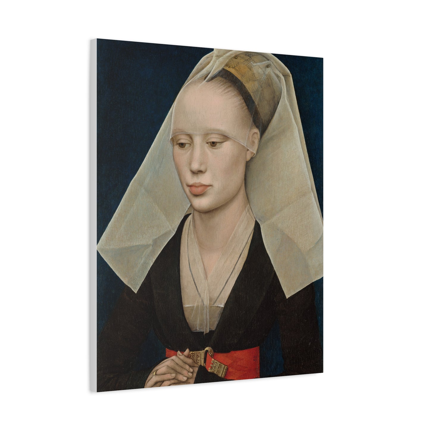 Portrait of a Lady by Rogier van der Weyden Matte Canvas Wall Art