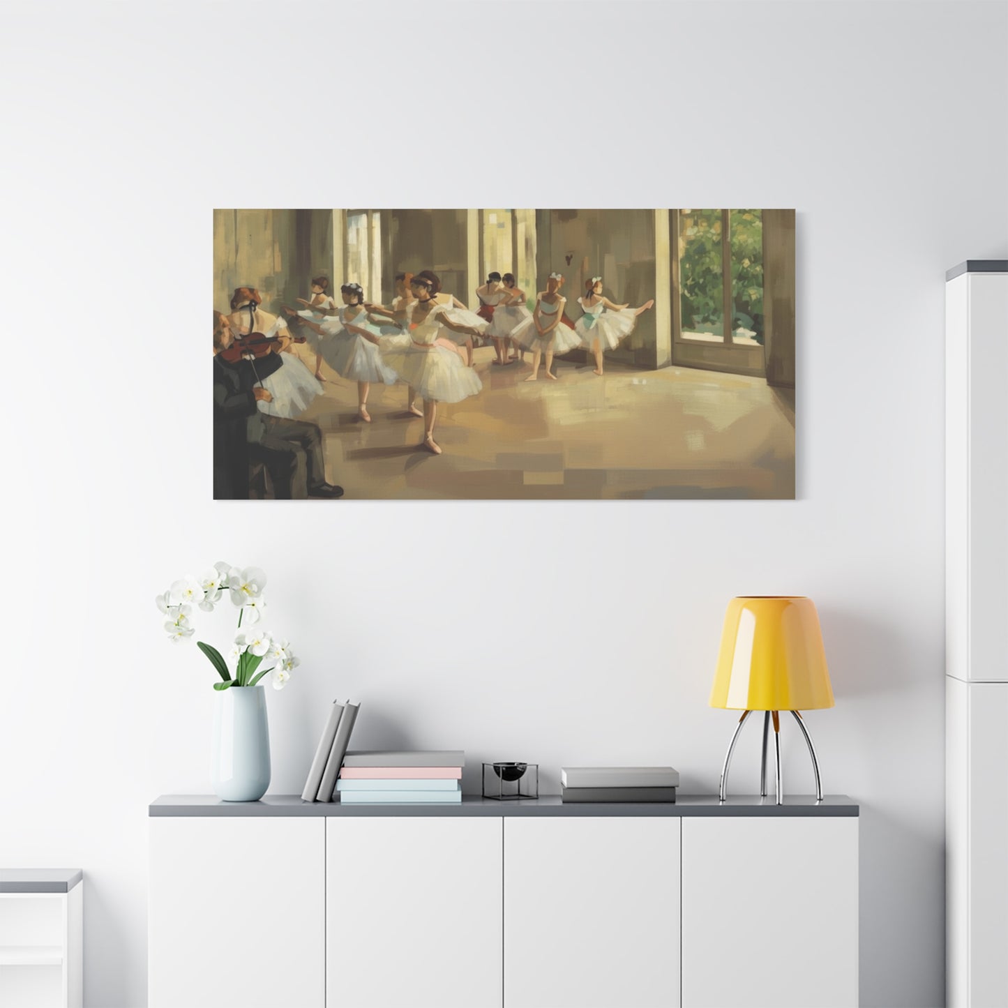 Ballet Rehearsal Matte Canvas