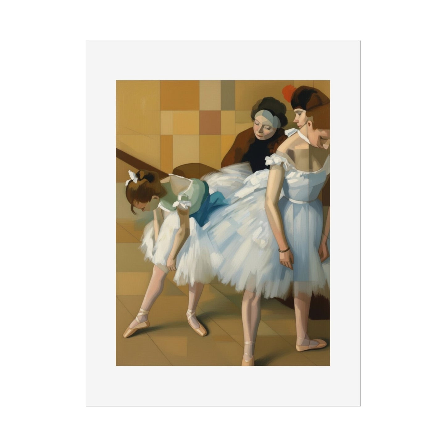 Ballet Dancers Rolled Poster — Classic Impressionist Ballerina Wall Art