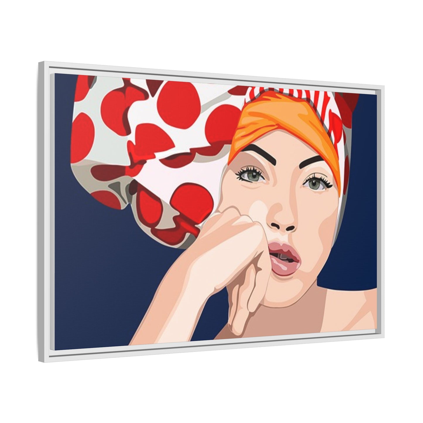 Vivid 20 by Orit Fuchs Pop Art Matte Canvas Framed Wall Art Print