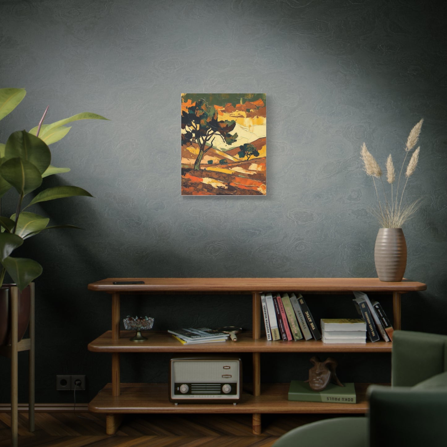 Abstract Autumn Landscape Canvas