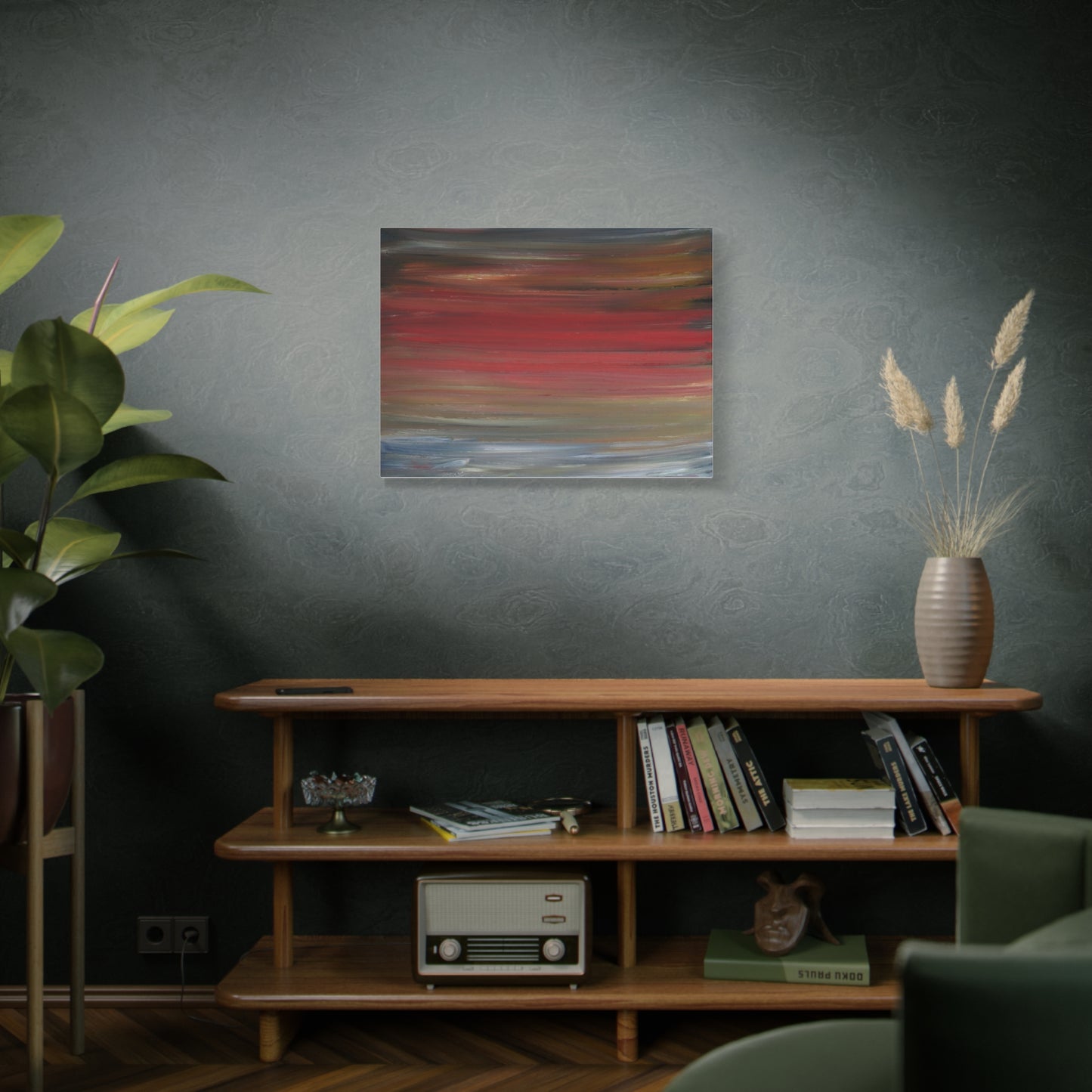 Misty morning by Norman Barrett Matte Canvas Print Wall Art