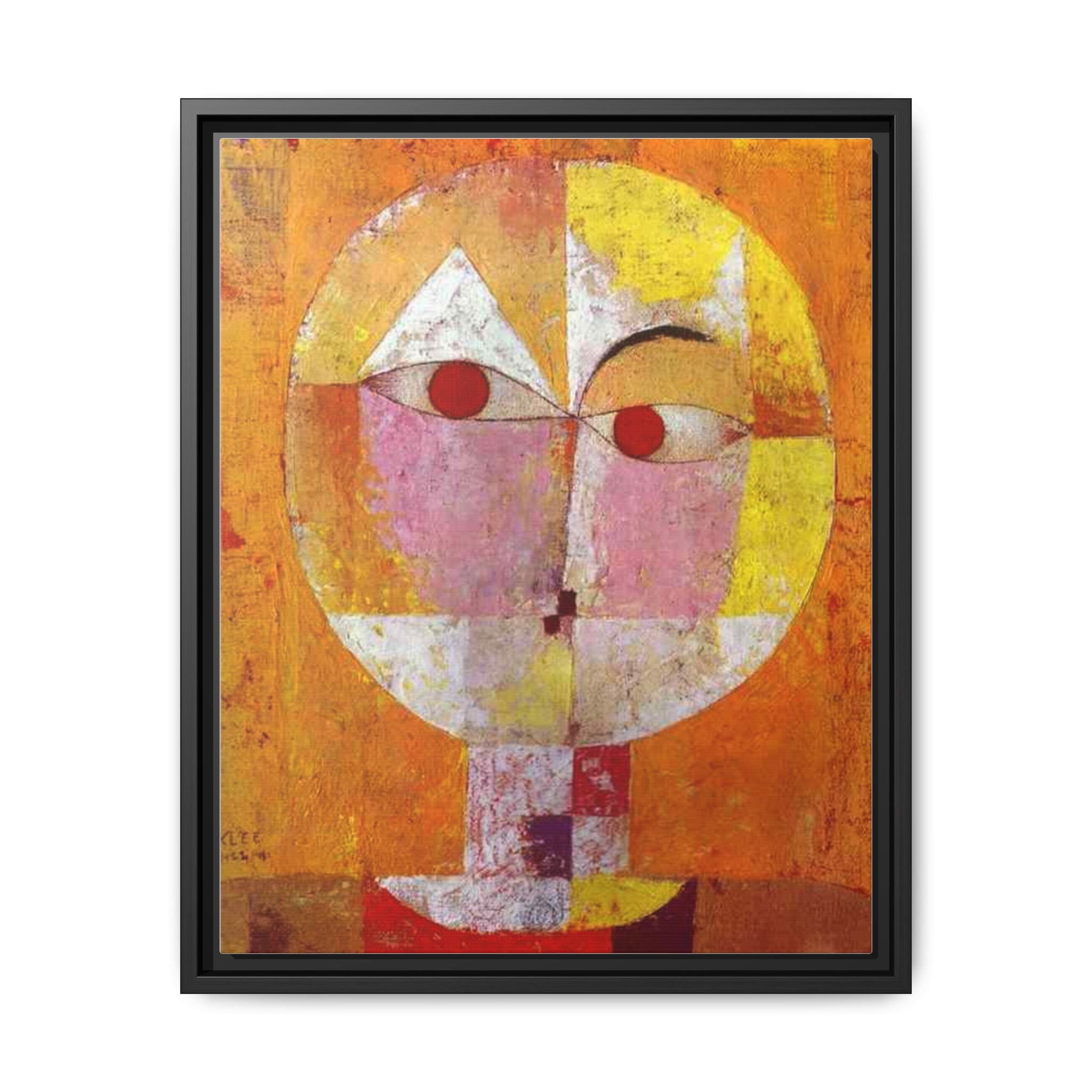 Senecio II by Paul Klee Canvas Framed Wall Art Print