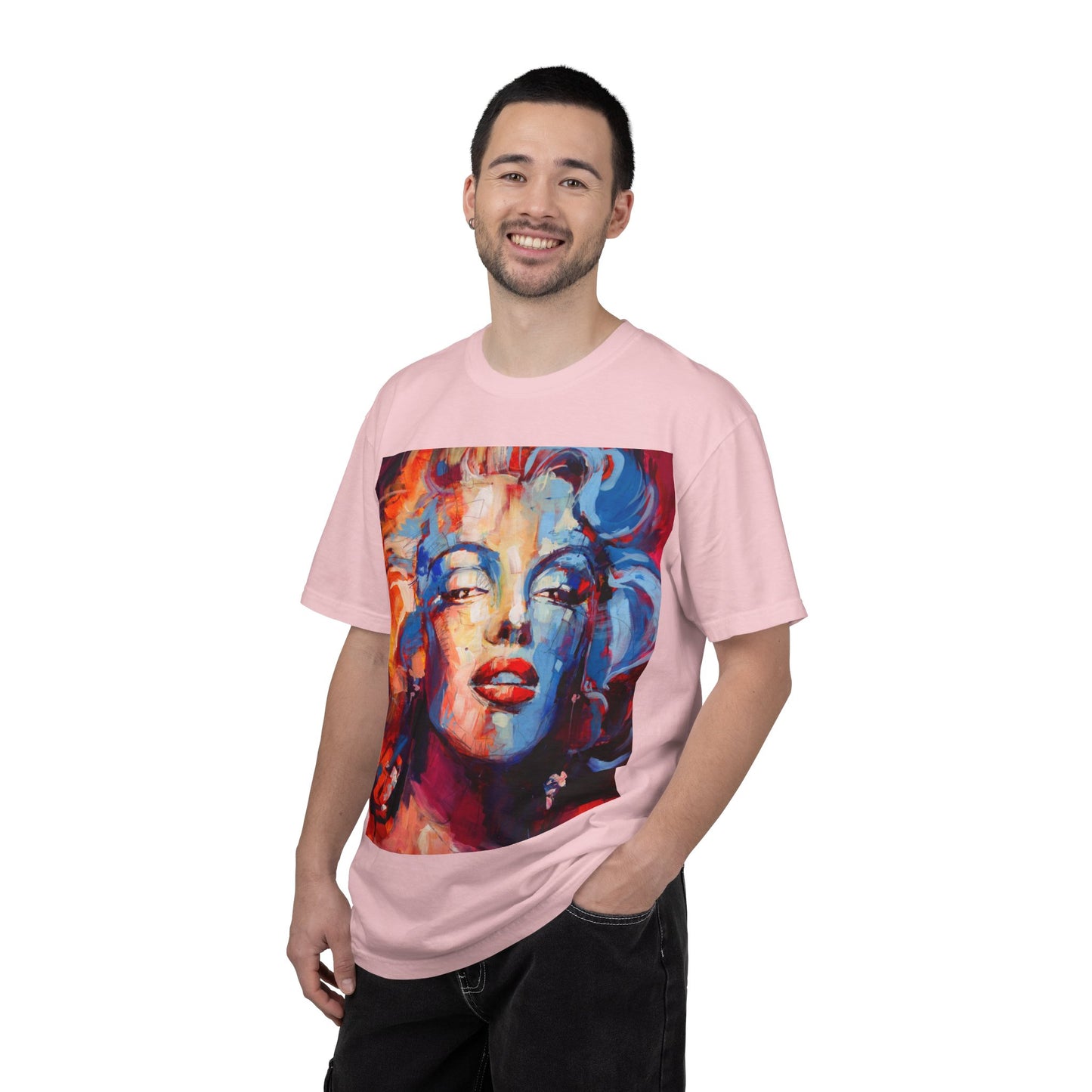 Artistic Pop Portrait T-Shirt — Colorful Marilyn-Inspired Graphic Tee