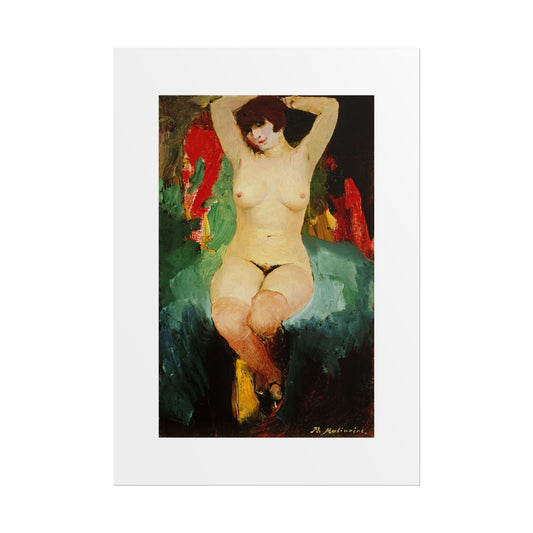 Nude female by Filipp Malyavin Wall Art Poster