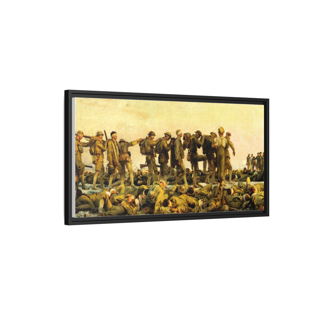 Gassed by John Singer Sargent (RA) Framed Matte Canvas Print