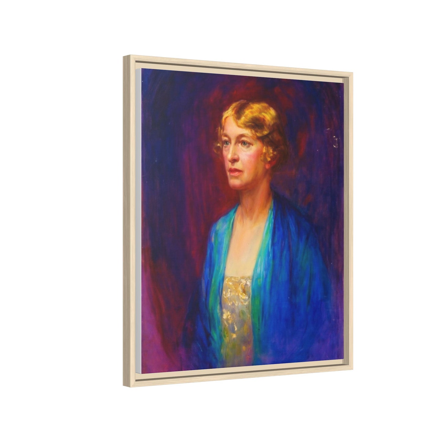 Matte Canvas Portrait , Framed (Multi-color)