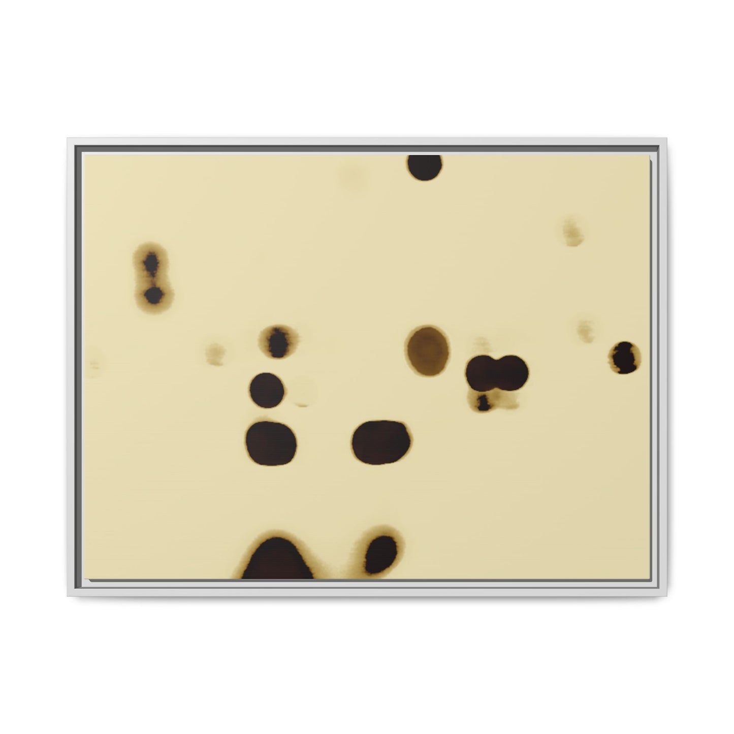 People Communicating by Unknown Abstract Framed Minimalist Wall Art Print