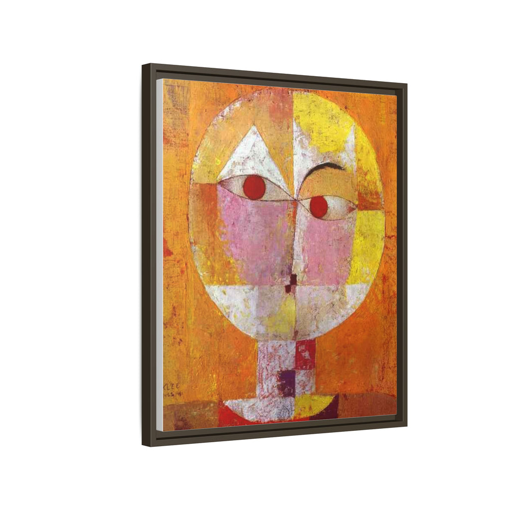 Senecio II by Paul Klee Canvas Framed Wall Art Print