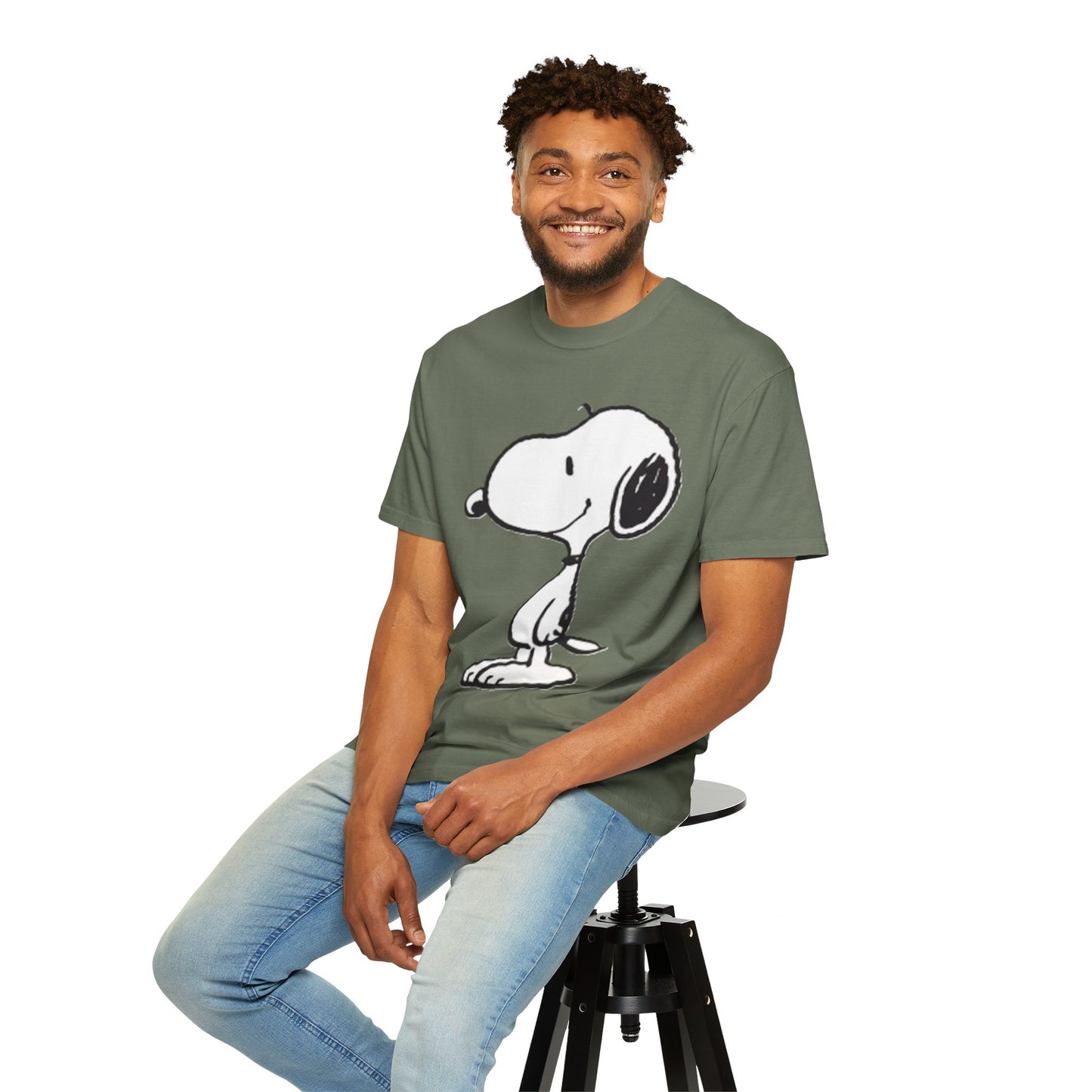 Classic Snoopy Unisex Garment-Dyed T-shirt
