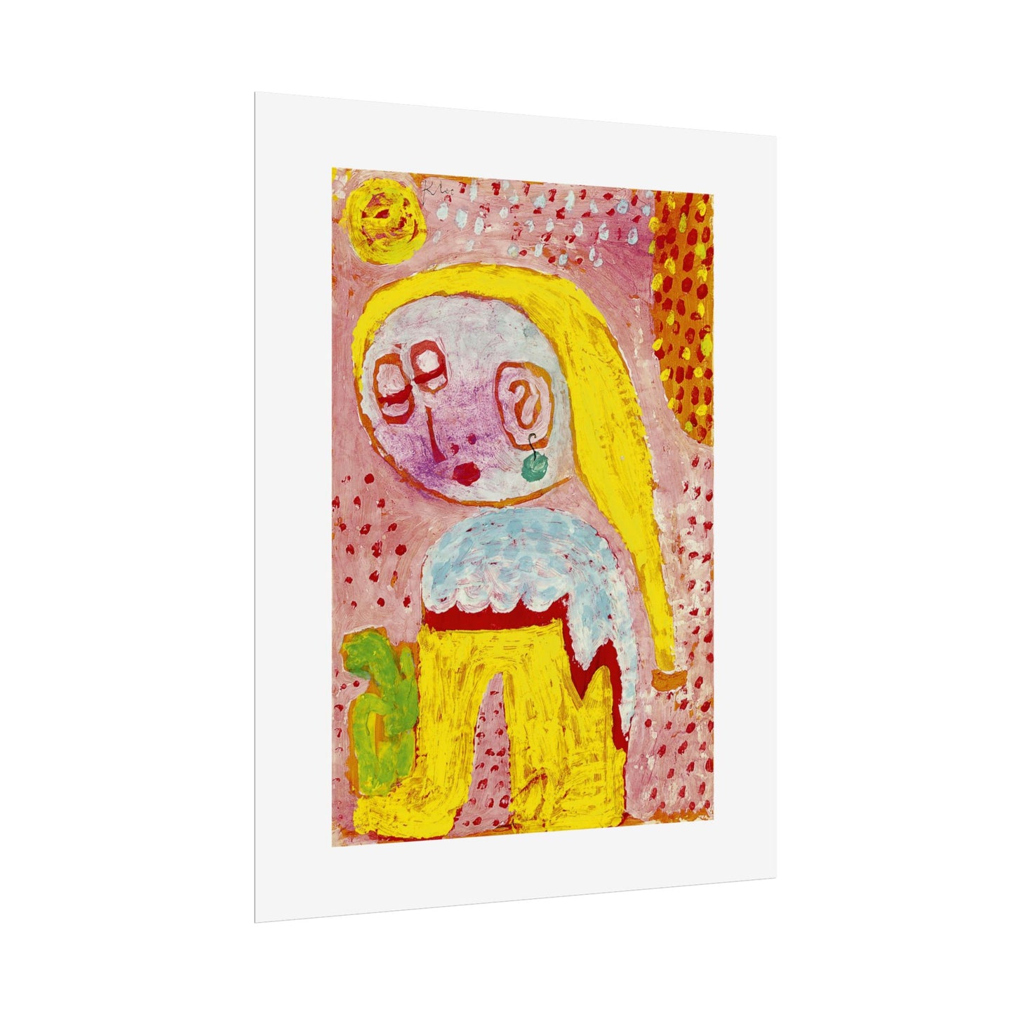 Magdalena vor der Bekehrung by Paul Klee Abstract Wall Art Poster