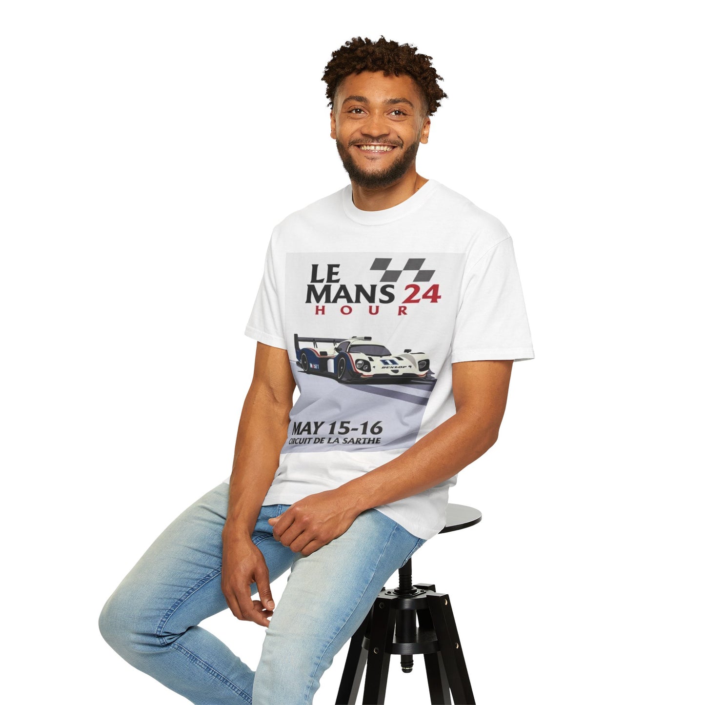 Le Mans 24 Hour Racing Poster T-Shirt — May 15-16 Circuit de la Sarthe
