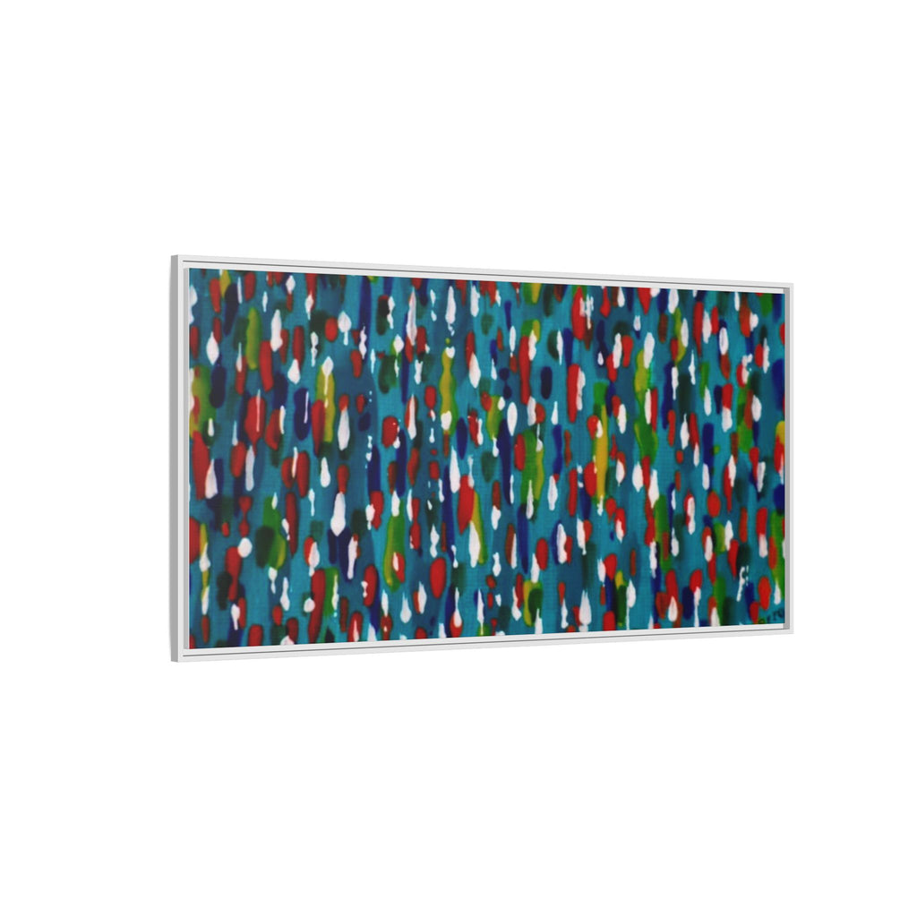 Colours Of The Soul Reflecting On Water by Ariel Chavarro Avila Matte Canvas Framed Art