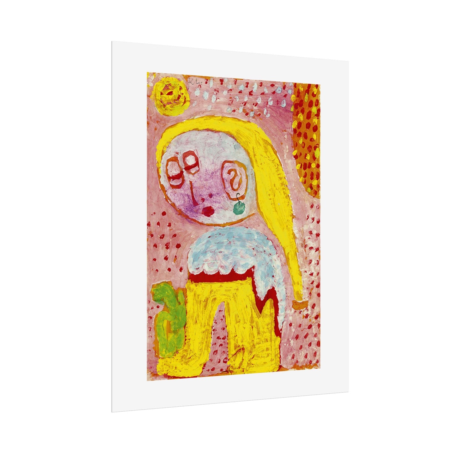 Magdalena vor der Bekehrung by Paul Klee Abstract Wall Art Poster