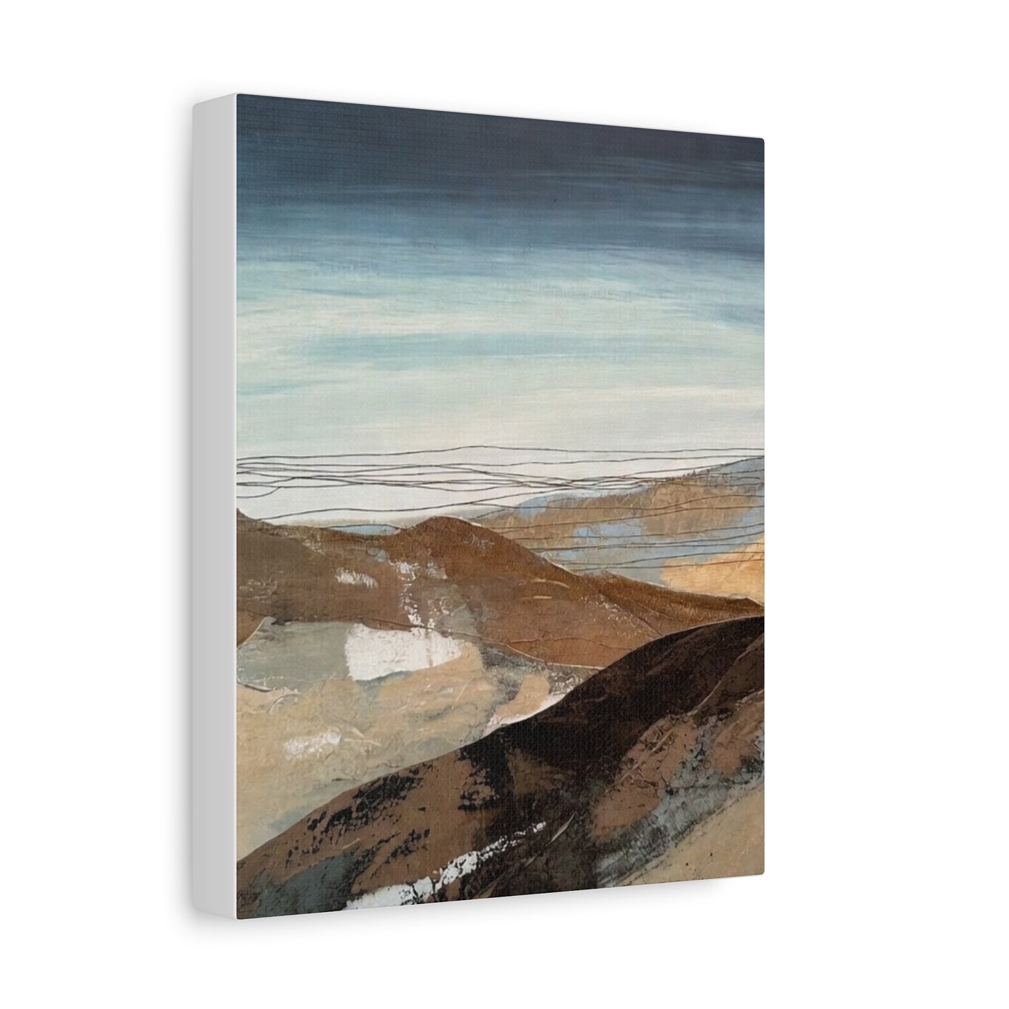 Abstract Landscape Matte Canvas Wall Art — Stretched 1.25"