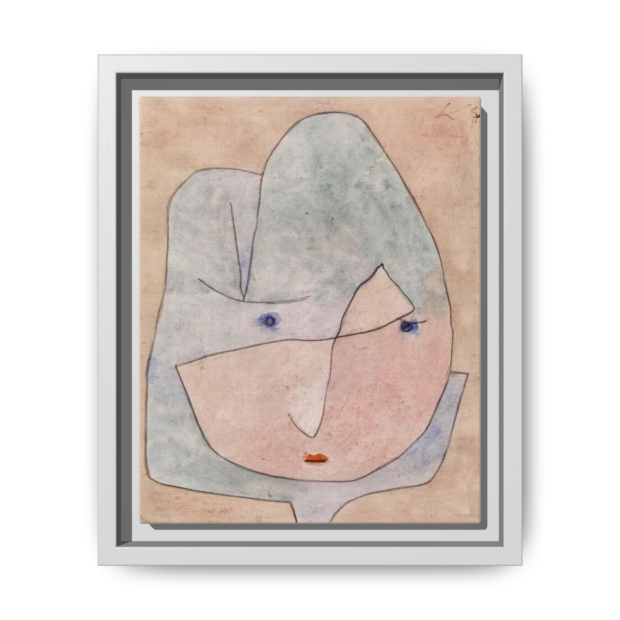 This Bloom is About to Wither by Paul Klee  Framed Matte Canvas Wall Art Print
