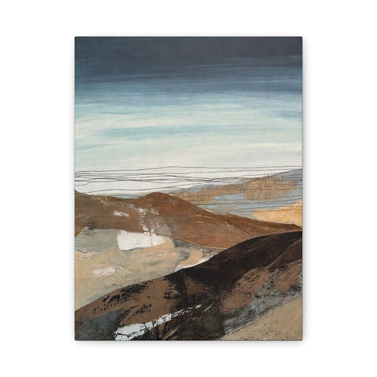 Abstract Landscape Matte Canvas Wall Art — Stretched 1.25"