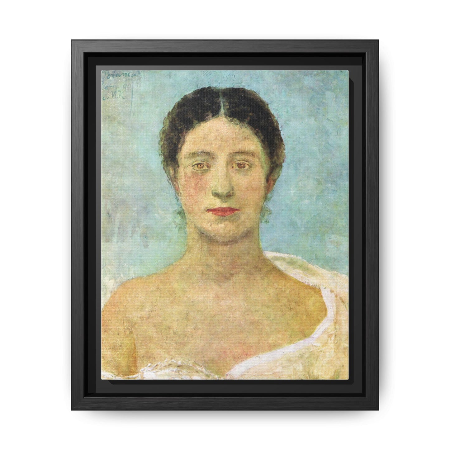 Bianca by Max Klinger Framed Matte Canvas Portrait Print
