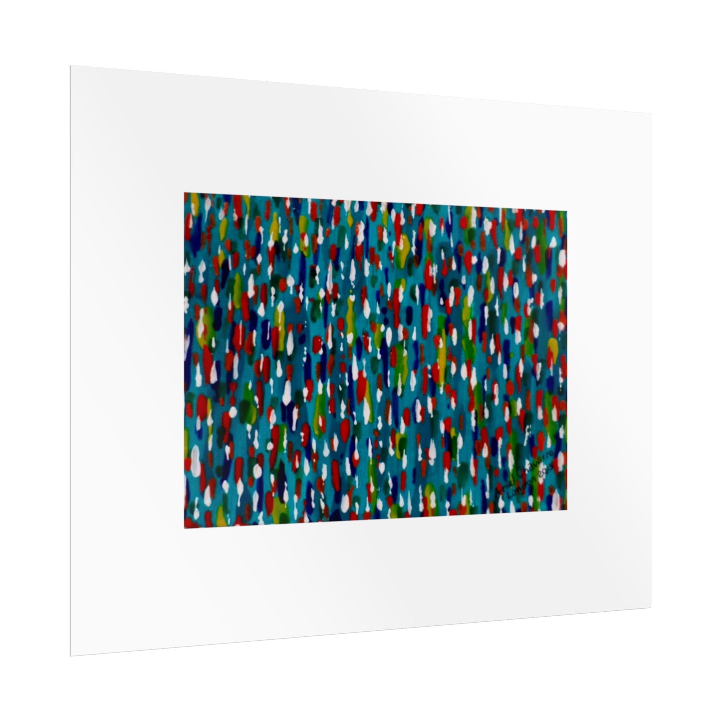 Colours Of The Soul Reflecting On Water by Ariel Chavarro Avila Wall Art Print